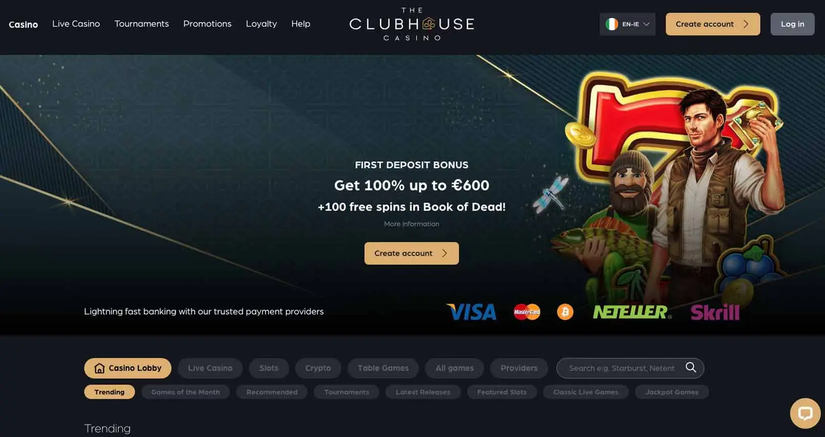 clubhouse casino Gameplay